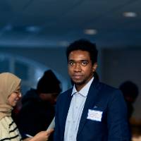 International Anchor Allies Winter 2026 First Mixer - a male navigator pose for picture